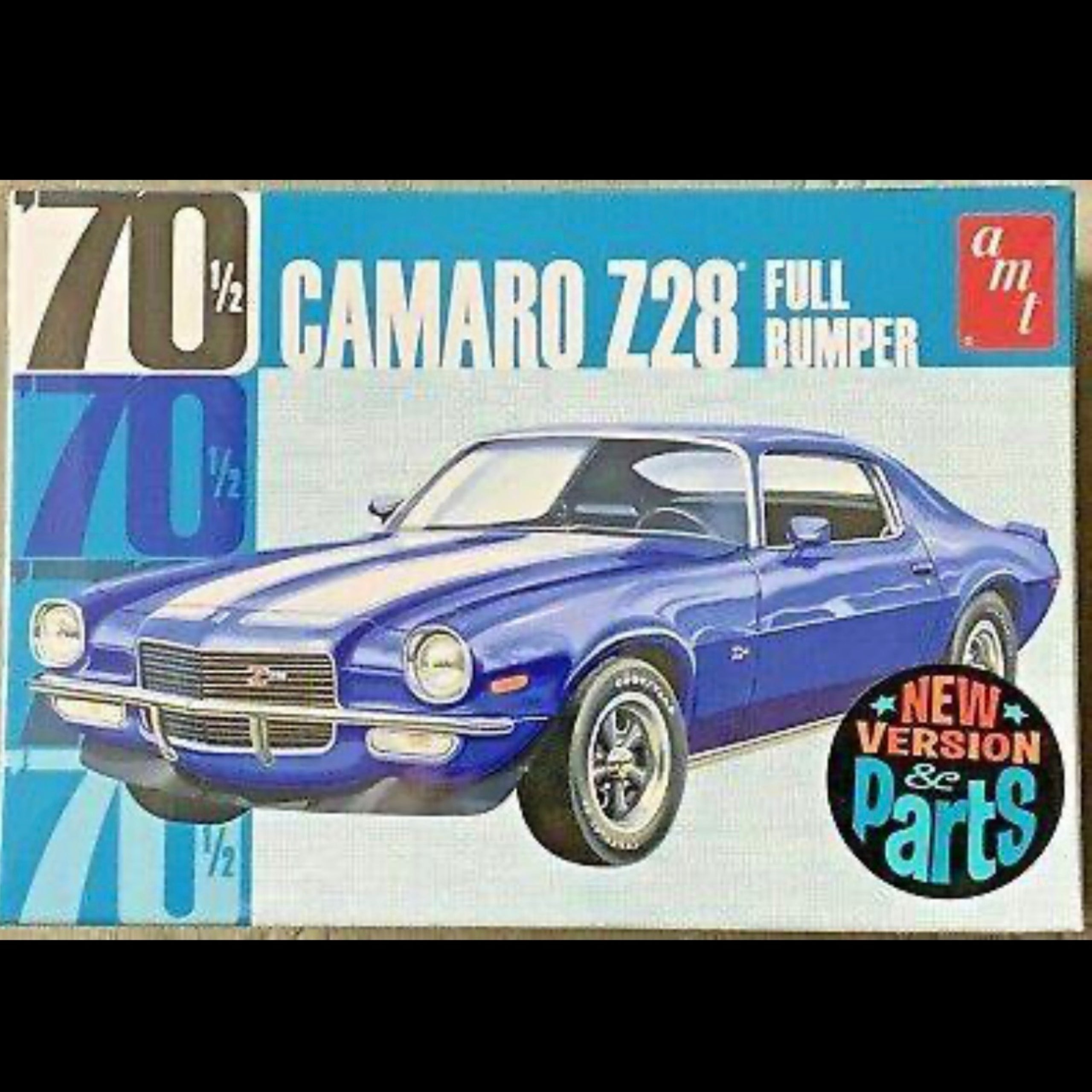 AMT 70 1/2 Camaro Z28 Full Bumper Car Model Leonard's Cleaning Supplies